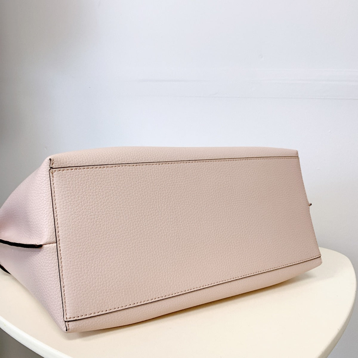 MICHAEL KORS 35H0GU5T9T Emilia Large Pebbled Leather Tote Bag In Powder Blush MICHAEL KORS 35H0GU5T9T Emilia Large Pebbled Leather Tote Bag In Powder Blush